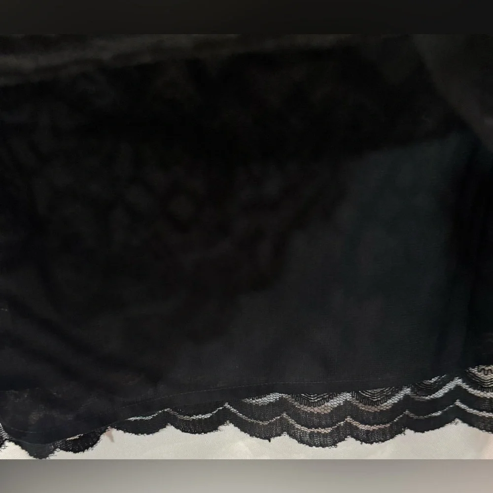 NWT Lucky Brand Dress Black Floral Lace Size Small Fully lined Boho Festive NEW